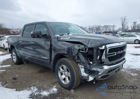 2019 Ram 1500 Big Horn/Lone Star 4X4 5'7 Box z USA, uszkodzony, nr VIN 1C6RRFFGXKN723226